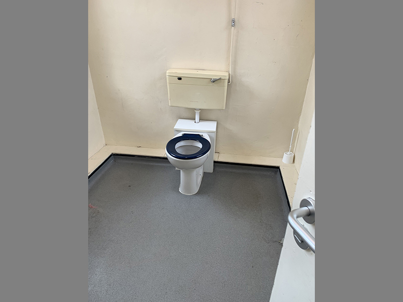 Toilets before re-fit